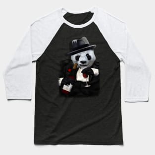 PANDA with Tuxedo Baseball T-Shirt